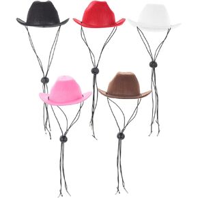Mipcase Hats Hats Miniture Decoration 5Pcs Decorative Dog Hats Multi- Function Kitten Hats Household Puppy Hats Cat Accessory Hats Cat Hat Cat Hat
