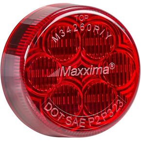 Maxxima M34260R Red 2" Round LED Clearance Marker Light