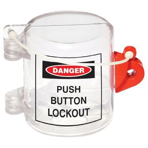Zing Green Products 7254 Oversize Push Button Lockout, Clear