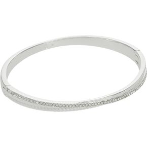 Lauren Ralph Lauren Twisted Rope Pave Hinge Bangle