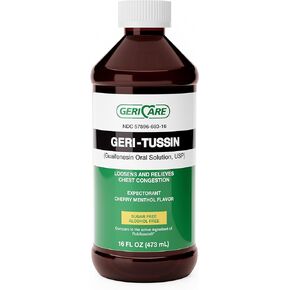 Geri-Care Cold and Cough Relief 100 mg / 5 mL Strength Liquid, 5676 Ct