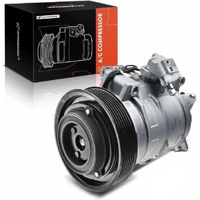 A-Premium A/C Compressor with Clutch Compatible with Honda Accord 2.4L 2008-2012, Crosstour 2.4L 2012-2015