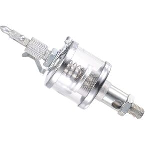 Needle Valve Type Oil Cup, | M8x1 Thread 16ml | Carbon Steel Plating Oil Dispenser Lathe Machine Power Accessories - (Applications: for Industrial Lubrication), 1-Piece
