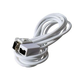Gam3Gear 180cm 6ft Controller Extension Cable for Nintendo Mini SNES Classic Edition White