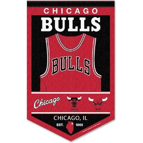 Chicago Bulls Heritage History Banner Pennant