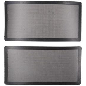 2Pcs PVC Computer PC Case Dust Proof Filter Cover, Computer Case Magnetic Dust Screen Mesh Filter Cover