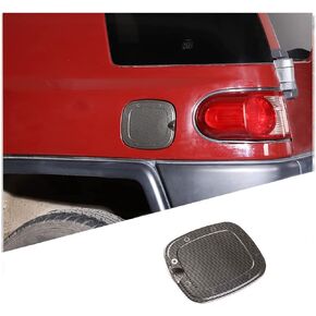 Fit for Toyota FJ Cruiser 2007-2021 Carbon Fiber Pattern Fuel Filler Door Gas Tank Cap Cover, Fuel Filler Cap Anti-Scratch Protection Trim Cover, 1PCS