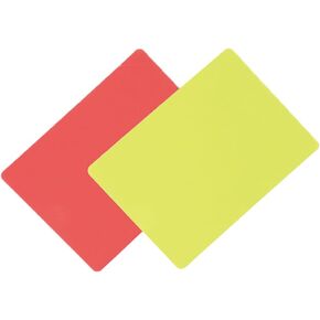 Football Red and Yellow Card, Referee Penalty Cards Footballs Kit Goal Judge Caution Dismissal Game Match School Stadium Soccer Sports Basketball Professional Competition Accessory Warning 10PCS