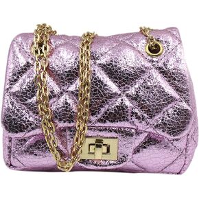 JUMISEE Little Girls Leopard Print Purse Crossbody Bag Quilted Chain Shoulder Handbag Wallet for Women