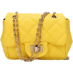 JUMISEE Little Girls Leopard Print Purse Crossbody Bag Quilted Chain Shoulder Handbag Wallet for Women