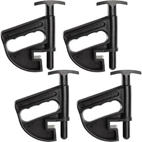 Hedume 4 Pack Tire Changer, Nylon Tire Bead Clamp Drop Center Tool, Universal Rim Pry Tire Changer Wheel Changing Helper Heavy Duty