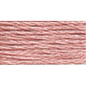 DMC 117-152 Mouline Stranded Cotton Six Strand Embroidery Floss Thread, Medium Light Shell Pink, 8.7-Yard