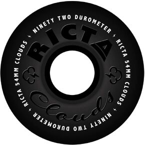 عجلات تزلج ريكتا 54 ملم كلاودز أسود 92a in Kuwait