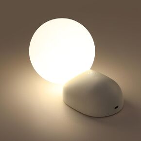 Fantaga Nursery Night Light for Kids Wireless LED Touch Lamp for Bedroom Nightstand for Bady and Adult, USB Rechargeable Nursing LED Night Lights Bedside Dimmable Coffee Brown Color