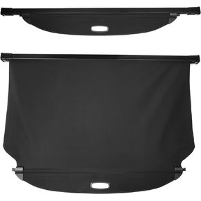 Powerty Compatible with Cargo Cover KIA Sorento 2024 2023 2022 2021 Trunk Security Cover Retractable Shielding Shade Black No Gap