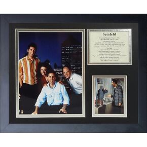 Legends Never Die "Seinfeld Framed Photo Collage, 11 x 14-Inch, (16464U)