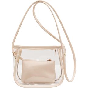 حقيبة صغيرة شفافة تمر بالجسم، حقيبة شفافة معتمدة للنساء والفتيات والحفلات الموسيقية والمناسبات الرياضية in Kuwait