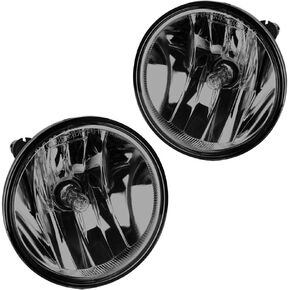 Driving Fog Lights Lamps Replacement for Chevy Colorado 2015 2016 2017 2018 with H16 12V 19W Halogen Bulbs & Wiring Harness Kit (Clear Lens)