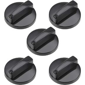 uxcell Timer Knobs Range Replacement Knobs Time Control Knob Cross Shaft for Electronic Microwave Oven Cooker 5pcs
