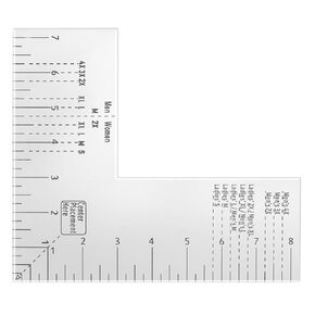 Left Chest Logo Placement Tool for Heat Press Acrylic Clear Tshirt Ruler T Shirt Alignment Tool Acrylic Embroidery Placement Ruler for Adult Men Women