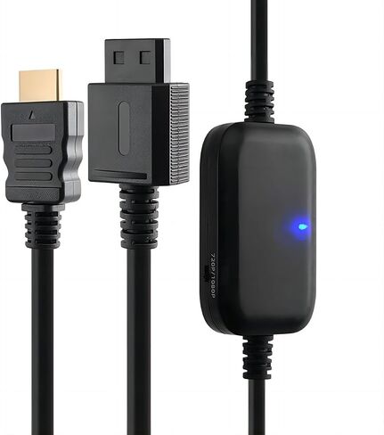 Wii to HDMI Converter Cable 6.56FT/2M, 1080P Picture Quality Resolution Enhancer Wii 2 HDMI Adapter Support All Wii Console Display Modes, Plug and Play in Saudi Arabia