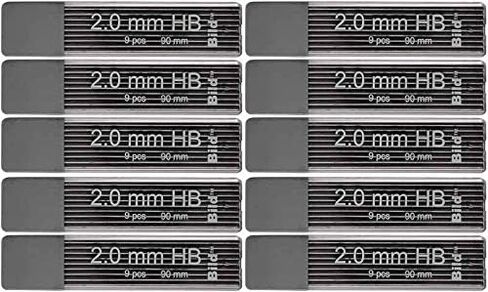 Bild Premium 2.0mm Mechanical Pencil Lead Refills (HB Mega, 2.0 mm) in Saudi Arabia