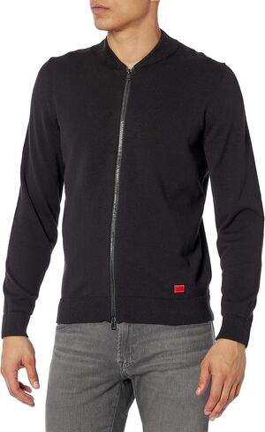 HUGO Men's Full Zip Up Cotton Sweater in Saudi Arabia