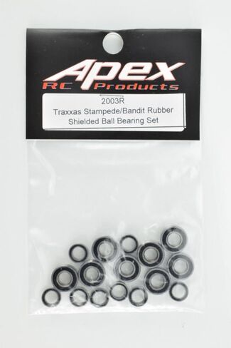 Apex RC Products Rubber Ball Bearing Kit - Compatible with Traxxas Stampede & Bandit #2003R in Saudi Arabia