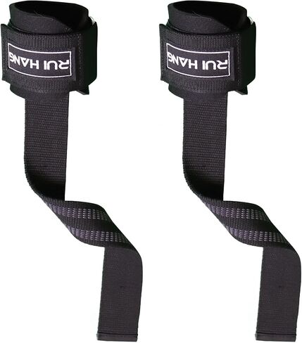 Weight Lifting Wrist Straps Gym Wraps Wrist Straps For Weightlifting Men Women Support Heavy Duty Grips Strength Anti-Slip Deadlift Lifting straps in Saudi Arabia
