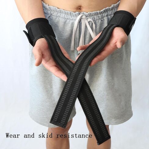 Weight Lifting Wrist Straps Gym Wraps Wrist Straps For Weightlifting Men Women Support Heavy Duty Grips Strength Anti-Slip Deadlift Lifting straps in Saudi Arabia