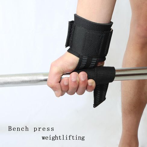 Weight Lifting Wrist Straps Gym Wraps Wrist Straps For Weightlifting Men Women Support Heavy Duty Grips Strength Anti-Slip Deadlift Lifting straps in Saudi Arabia