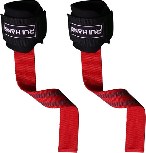 Weight Lifting Wrist Straps Gym Wraps Wrist Straps For Weightlifting Men Women Support Heavy Duty Grips Strength Anti-Slip Deadlift Lifting straps in Saudi Arabia