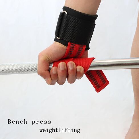 Weight Lifting Wrist Straps Gym Wraps Wrist Straps For Weightlifting Men Women Support Heavy Duty Grips Strength Anti-Slip Deadlift Lifting straps in Saudi Arabia