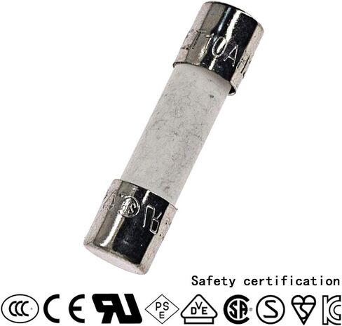 10 PCS Ceramic fuses T16A250V Slow-Blow 5x20mm/0.2x0.79inch 16AMP 250V in Saudi Arabia