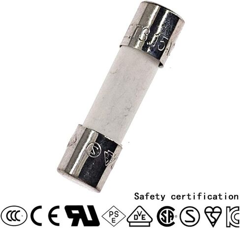 10 PCS Ceramic fuses T16A250V Slow-Blow 5x20mm/0.2x0.79inch 16AMP 250V in Saudi Arabia