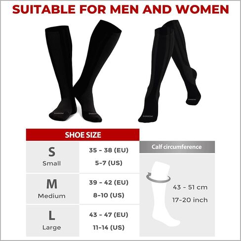 Compression Socks | Patented | Compression Socks for Women & Men | Perfect For Everyday Wear | 1 Pair in Saudi Arabia
