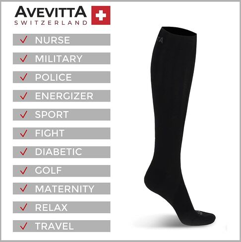 Compression Socks | Patented | Compression Socks for Women & Men | Perfect For Everyday Wear | 1 Pair in Saudi Arabia
