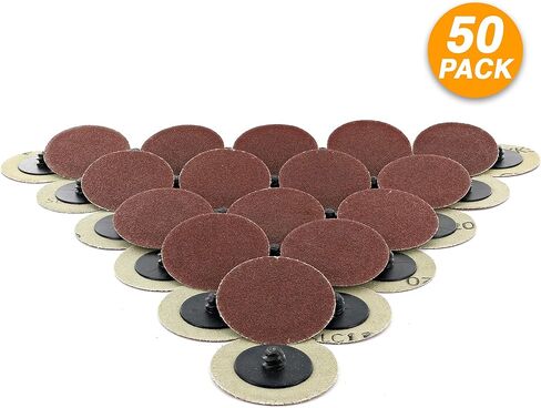 Ram-Pro 2 بوصة قطر 120 حبيبة احترافية على شكل قفل رول، قرص طحن (50 قطعة) in Kuwait