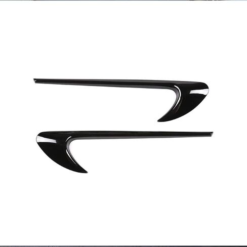 LLKUANG AMG Style Side Air Vent Fender Trim for Mercedes Benz C E GLC Class W205 W213 X253 (Glossy Black) in Saudi Arabia
