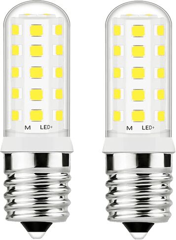 LED Microwave Light Bulbs Under Hood 4W Replacement for 40W Halogen Bulb for Refrigerator, Over Stove Appliance E17 Intermediate Base,No Flicker,Cool White 6000K KEI D28a KEL2811 LED Bulb, AC 125V in Saudi Arabia