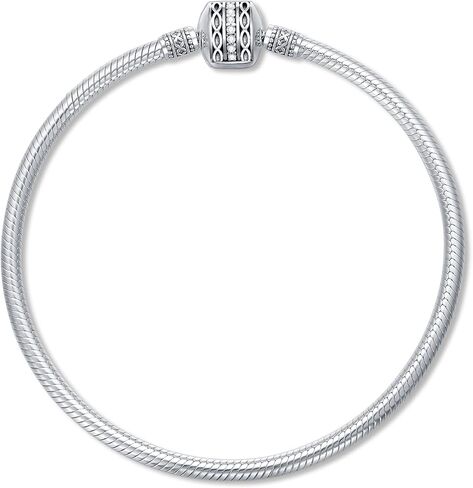 سوار على شكل ثعبان من الفضة الإسترلينية عيار 925 يناسب أي سوار ساحر هدية للنساء in Kuwait