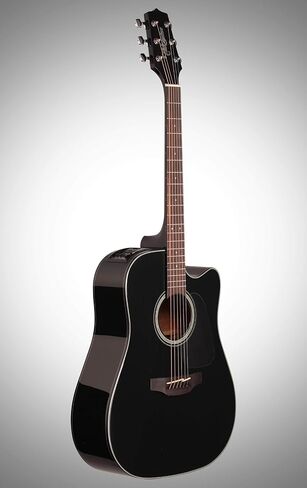 جيتار تاكامين 6 أوتار صوتي كهربائي، لليد اليمنى، أسود (GD30CE-BLK) in Kuwait