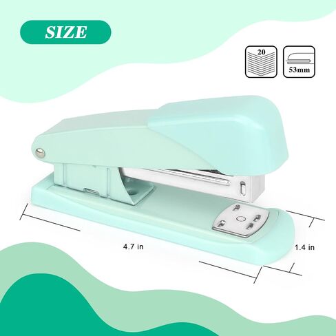 Stapler, Office Stapler, Desktop Stapler, Stapler for Desk(Blue) in Saudi Arabia