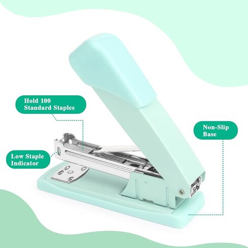 Stapler, Office Stapler, Desktop Stapler, Stapler for Desk(Blue) in Saudi Arabia
