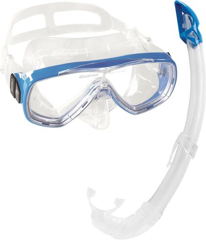 Cressi Adult Wide View Comfortable Snorkeling Mask & Snorkel | Onda & Mexico: made in Italy in Saudi Arabia