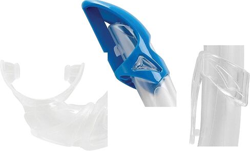 Cressi Adult Wide View Comfortable Snorkeling Mask & Snorkel | Onda & Mexico: made in Italy in Saudi Arabia