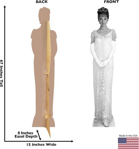 Cardboard People Audrey Hepburn Life Size Cardboard Cutout Standup - Breakfast at Tiffany's (1961 Film) in Saudi Arabia