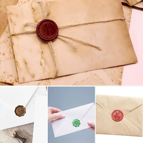 2 PCS Silicone Wax Seal Mat for Wax Seal Stamp, Wax Seal Kit，6-Cavity Round and Polygon Wax Seal Mold for DIY Craft Adhesive Wax Seal Stickers in Saudi Arabia