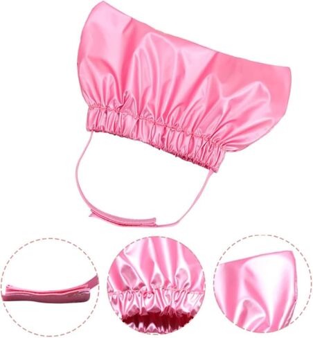 قبعة استحمام للكلاب، غطاء أذن للقطط للاستحمام، خوذة قطط مقاومة للماء وأغطية أذن للكلاب قابلة للتعديل للعناية بالأذن قابلة لإعادة الاستخدام للكلاب والقطط (وردي) in Kuwait