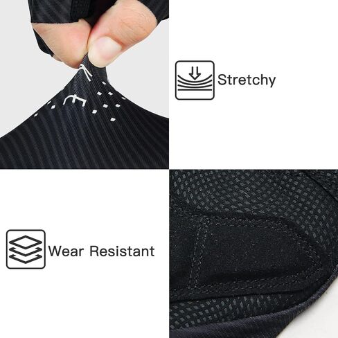 Souke Sports Cycling Gloves Road Bike Light Weight Padded Half Finger Gloves Biking Bicycle Breathable Anti-Slip Shock-Absorbing Gloves for Men Women in Saudi Arabia